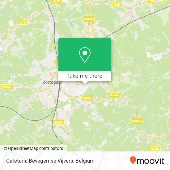 Cafetaria Bevegemse Vijvers map