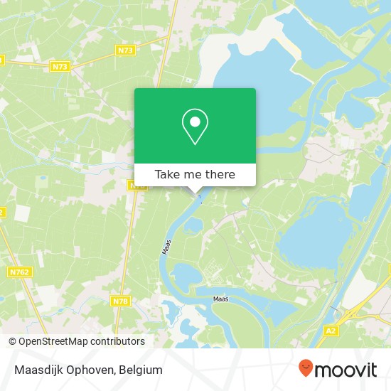 Maasdijk Ophoven map