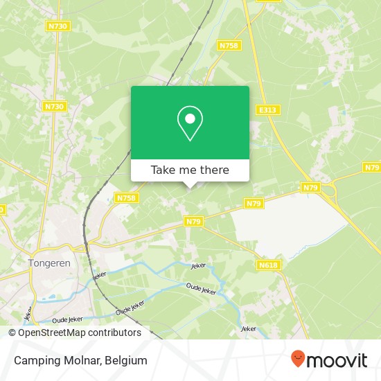 Camping Molnar map