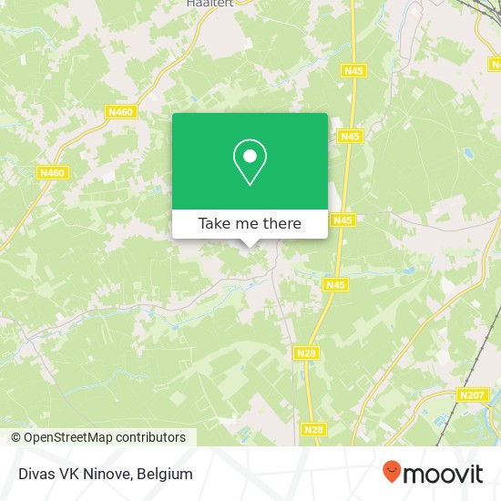 Divas VK Ninove map