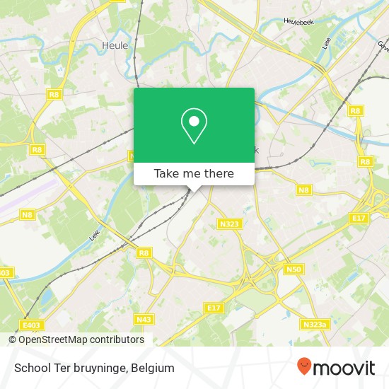 School Ter bruyninge map