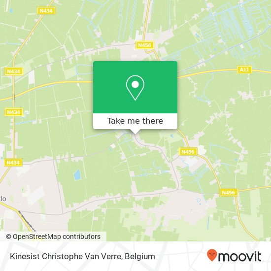 Kinesist Christophe Van Verre map