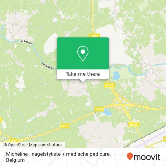 Micheline - nagelstyliste + medische pedicure map