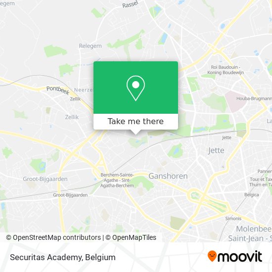 Securitas Academy map