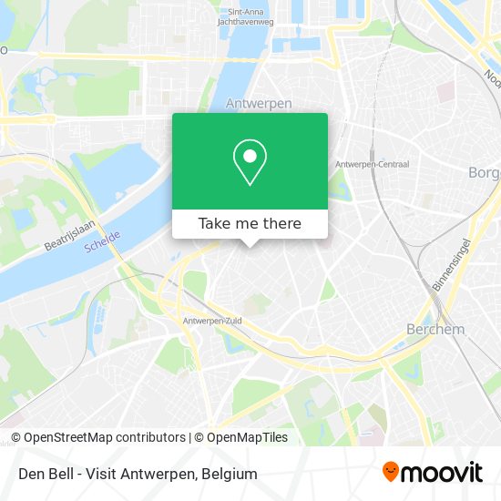 Den Bell - Visit Antwerpen plan