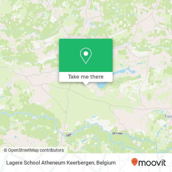 Lagere School Atheneum Keerbergen map