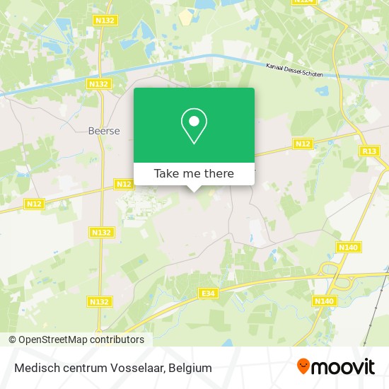 Medisch centrum Vosselaar plan