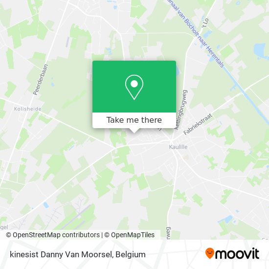 kinesist Danny Van Moorsel map