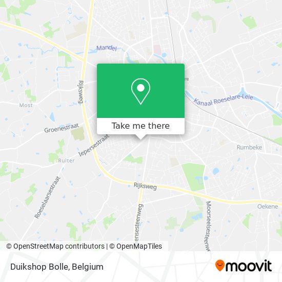 Duikshop Bolle map