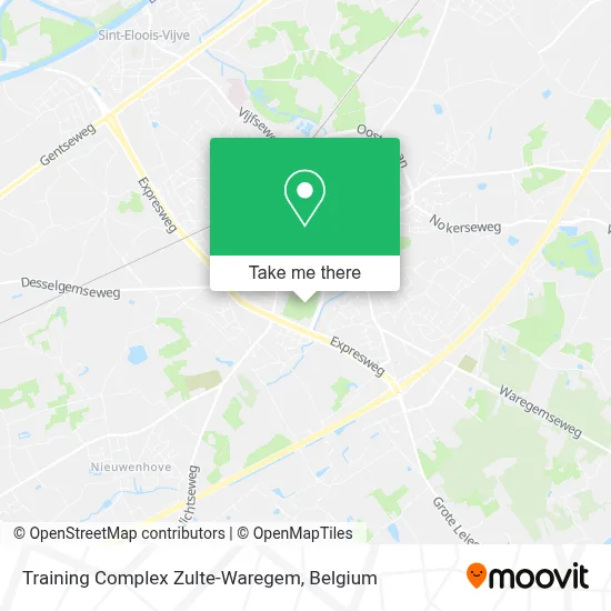 Training Complex Zulte-Waregem map