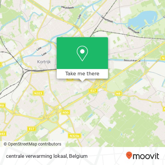 centrale verwarming lokaal map