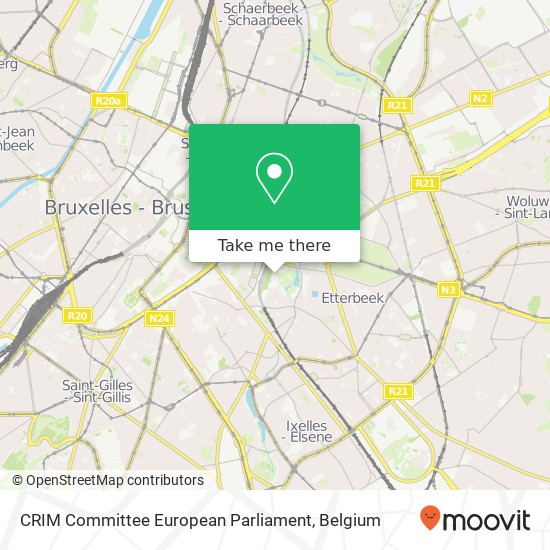 CRIM Committee European Parliament map