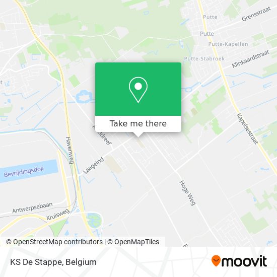 KS De Stappe map