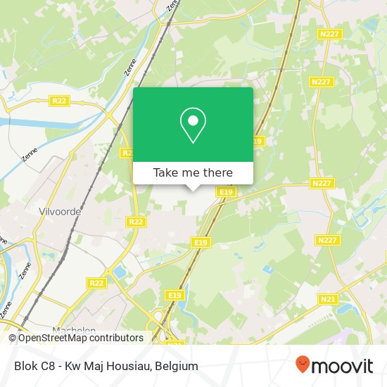 Blok C8 - Kw Maj Housiau plan