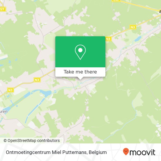 Ontmoetingcentrum Miel Puttemans map