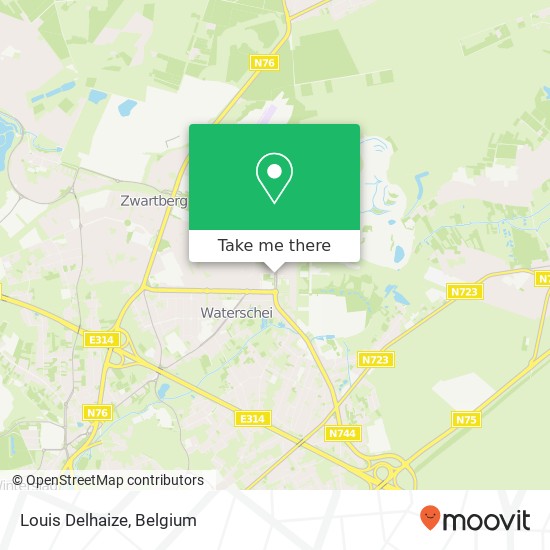 Louis Delhaize map