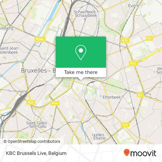 KBC Brussels Live plan