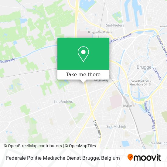 Federale Politie Medische Dienst Brugge map