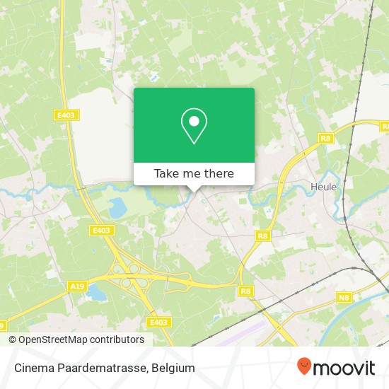 Cinema Paardematrasse map