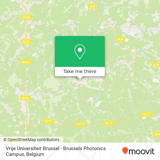 Vrije Universiteit Brussel - Brussels Photonics Campus map