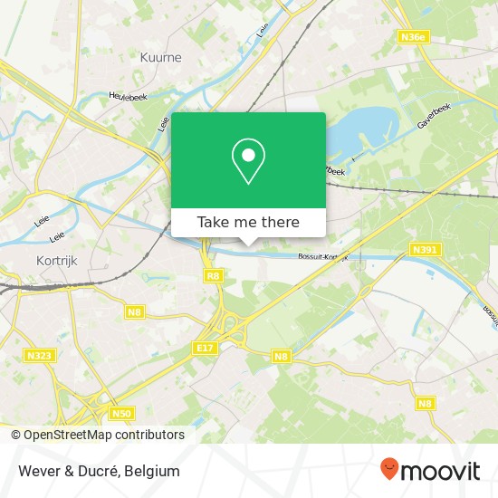 Wever & Ducré map