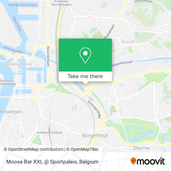 Moose Bar XXL @ Sportpaleis map