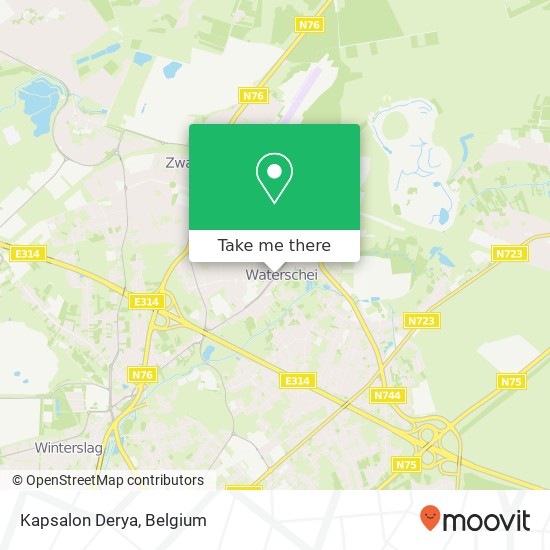 Kapsalon Derya map