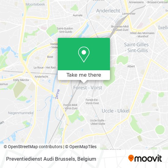 Preventiedienst Audi Brussels map