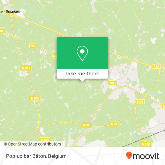 Pop-up bar Bâton map