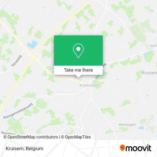 Kruisem map