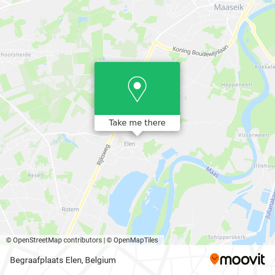 Begraafplaats Elen map