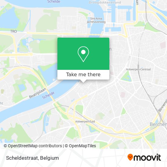 Scheldestraat map