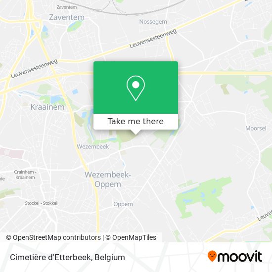 Cimetière d'Etterbeek map