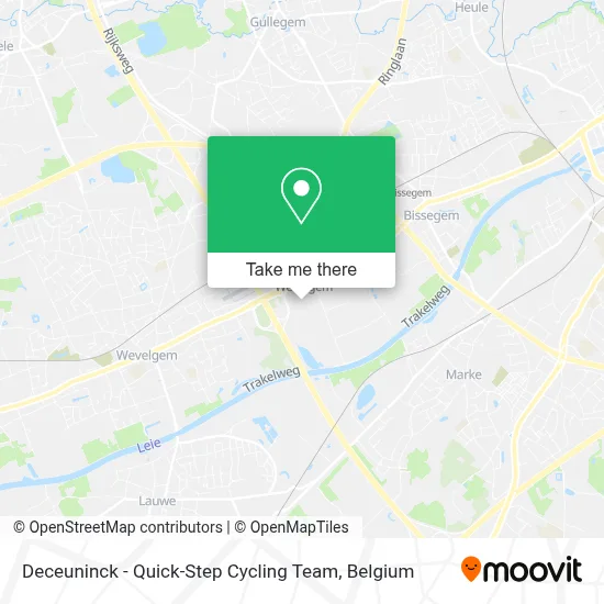 Deceuninck - Quick-Step Cycling Team map