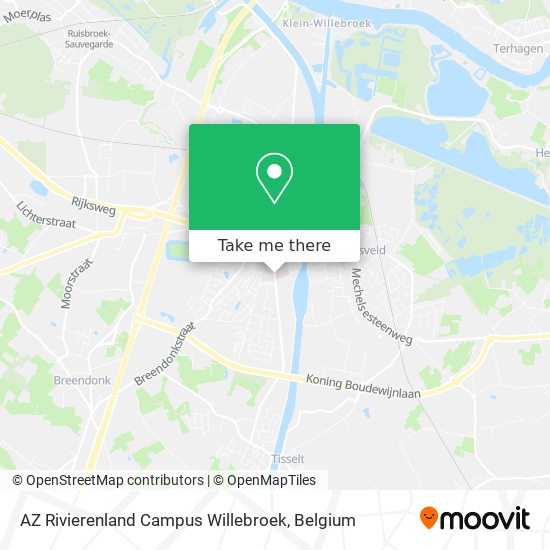 AZ Rivierenland Campus Willebroek plan
