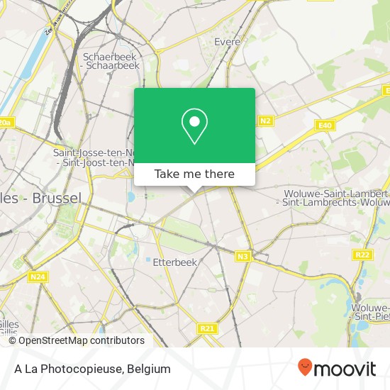 A La Photocopieuse map