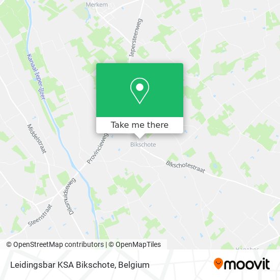 Leidingsbar KSA Bikschote map