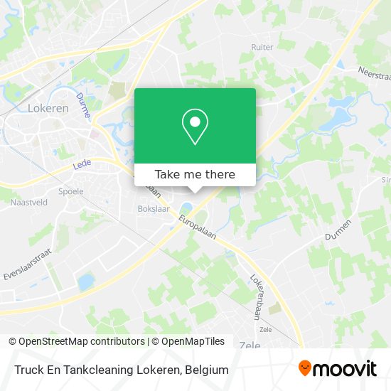 Truck En Tankcleaning Lokeren map