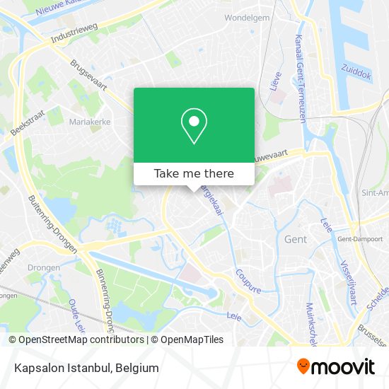 Kapsalon Istanbul map