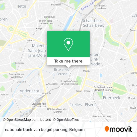 nationale bank van belgië parking plan