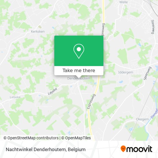 Nachtwinkel Denderhoutem map