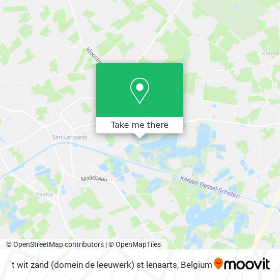't wit zand (domein de leeuwerk) st lenaarts map