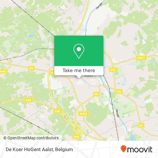 De Koer HoGent Aalst plan