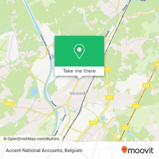 Accent National Accounts map