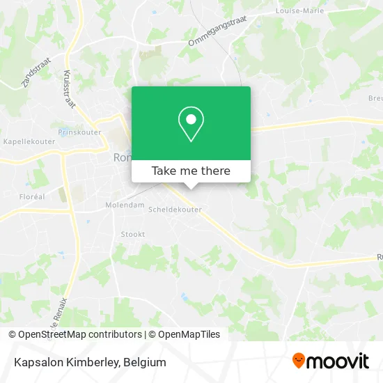 Kapsalon Kimberley map