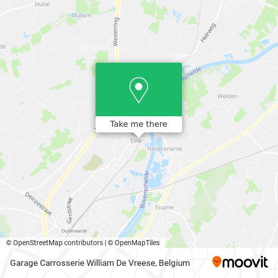 Garage Carrosserie William De Vreese plan