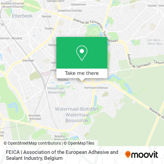 FEICA | Association of the European Adhesive and Sealant Industry map