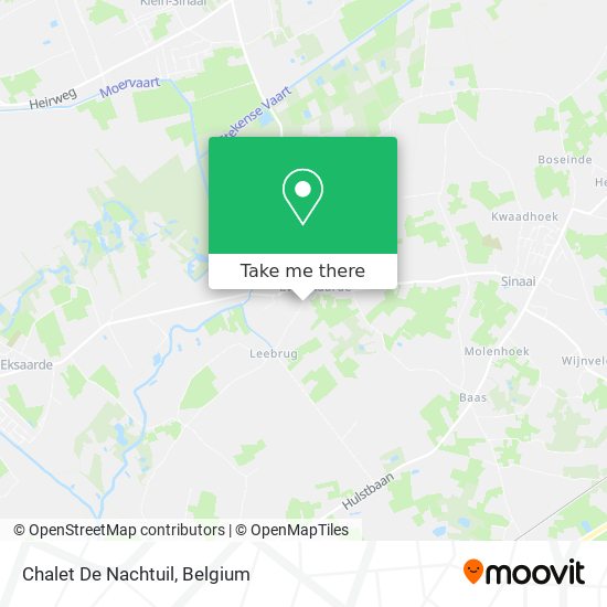Chalet De Nachtuil map