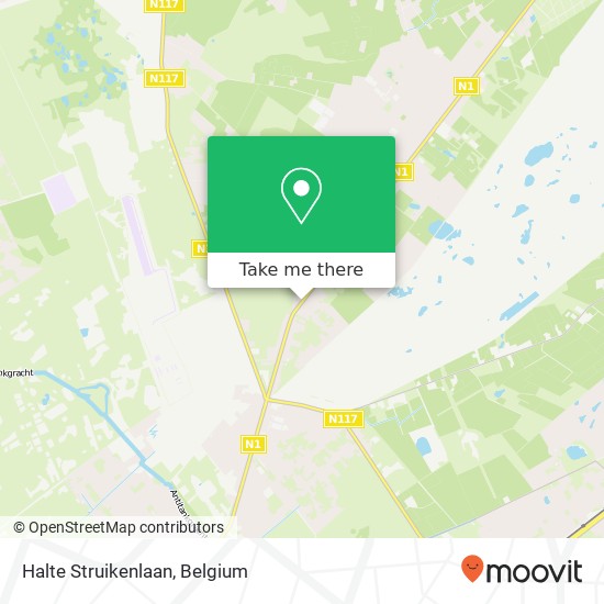 Halte Struikenlaan map