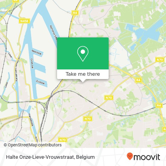 Halte Onze-Lieve-Vrouwstraat map